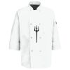 Eight Pearl Button Chef Coat with Thermometer Pocket Thumbnail