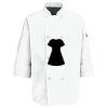 Eight Pearl Button Chef Coat with Thermometer Pocket Thumbnail