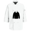 Eight Pearl Button Chef Coat with Thermometer Pocket Thumbnail