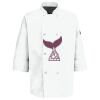 Eight Pearl Button Chef Coat with Thermometer Pocket Thumbnail