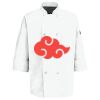 Eight Pearl Button Chef Coat with Thermometer Pocket Thumbnail
