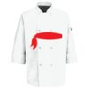 Eight Pearl Button Chef Coat with Thermometer Pocket Thumbnail