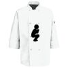 Eight Pearl Button Chef Coat with Thermometer Pocket Thumbnail