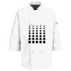 Eight Pearl Button Chef Coat with Thermometer Pocket Thumbnail