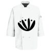 Eight Pearl Button Chef Coat with Thermometer Pocket Thumbnail