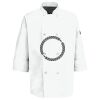 Eight Pearl Button Chef Coat with Thermometer Pocket Thumbnail