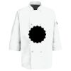 Eight Pearl Button Chef Coat with Thermometer Pocket Thumbnail