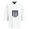 Eight Pearl Button Chef Coat with Thermometer Pocket Thumbnail