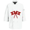 Eight Pearl Button Chef Coat with Thermometer Pocket Thumbnail