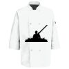 Eight Pearl Button Chef Coat with Thermometer Pocket Thumbnail