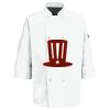 Eight Pearl Button Chef Coat with Thermometer Pocket Thumbnail