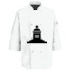 Eight Pearl Button Chef Coat with Thermometer Pocket Thumbnail