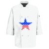 Eight Pearl Button Chef Coat with Thermometer Pocket Thumbnail