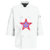 Eight Pearl Button Chef Coat with Thermometer Pocket Thumbnail