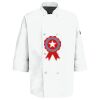 Eight Pearl Button Chef Coat with Thermometer Pocket Thumbnail