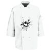 Eight Pearl Button Chef Coat with Thermometer Pocket Thumbnail