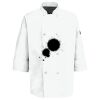 Eight Pearl Button Chef Coat with Thermometer Pocket Thumbnail