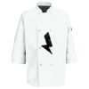 Eight Pearl Button Chef Coat with Thermometer Pocket Thumbnail