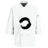 Eight Pearl Button Chef Coat with Thermometer Pocket Thumbnail
